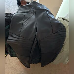 Express faux leather moto leggings. Sold out! Size medium. NWT!